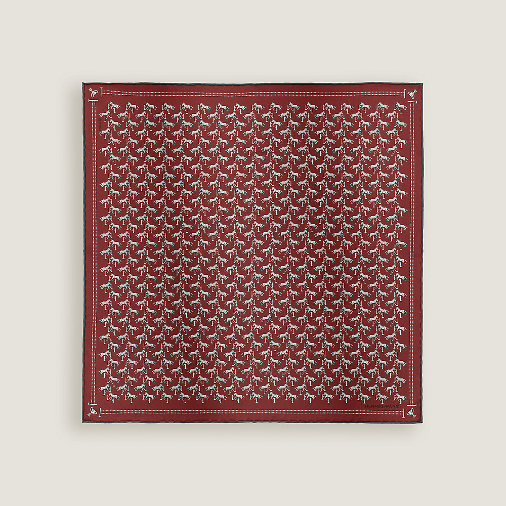 ポケットチーフ 《フリージャンプ》 | Hermès - エルメス-公式サイト